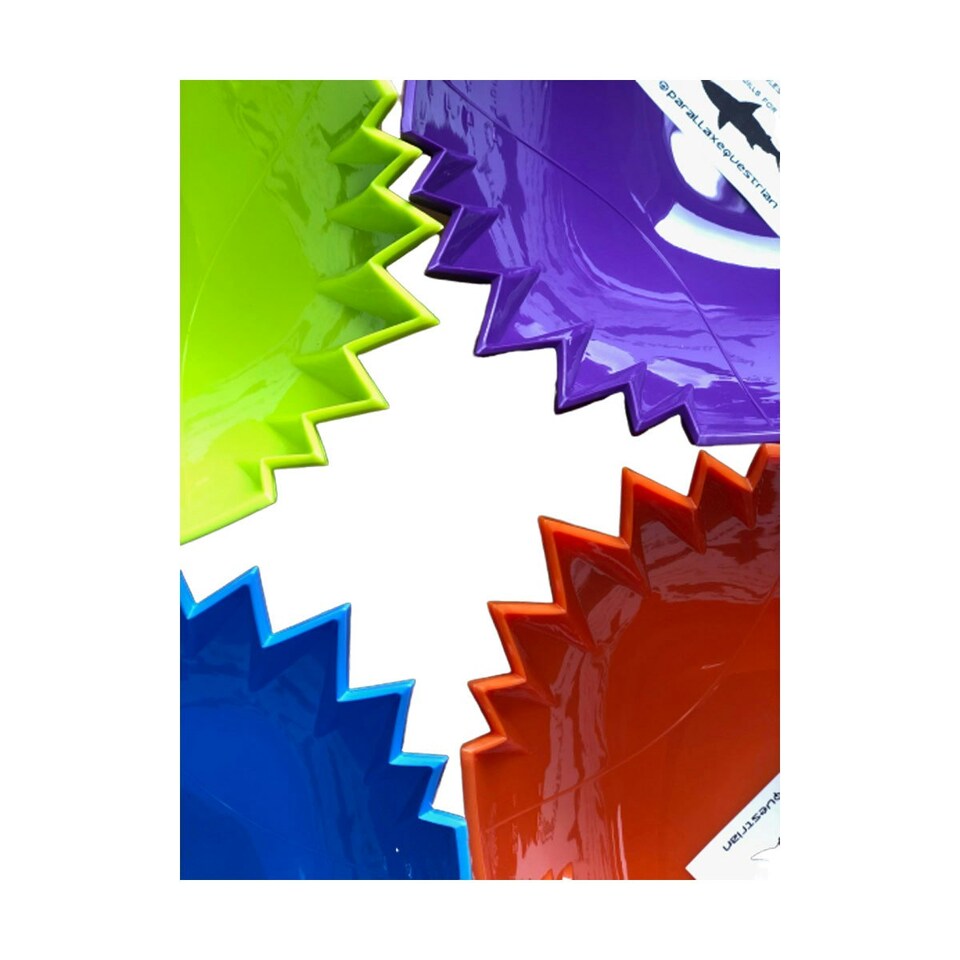 image 1 of Parallax Plastics Ltd Shark Skup Horse Feed Scoop - Lime Green - One Size