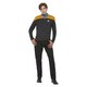 image 4 of Operations Uniform Star Trek Voyager Top Fancy Dress Costume Adult Mens Small Multi | S