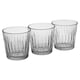 image 3 of Highball Drinking Glasses Whiskey Water Juice Tumblers 6 Set | Clear | 1 set of each | 300ml + 350ml
