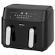 image 1 of EMtronics 9 Litre Digital Double Basket Air Fryer - Black