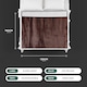 image 2 of DMD Double Electric Blanket Soft Sherpa, 1-9 Heat Settings, 9 Timer Settings with Auto-Shut | Brown | Brown