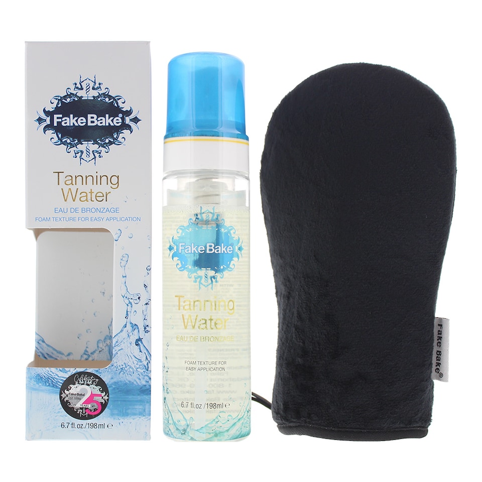 image 1 of Fake Bake Eau de Bronzage Tanning Water 198ml Spray + Mitt
