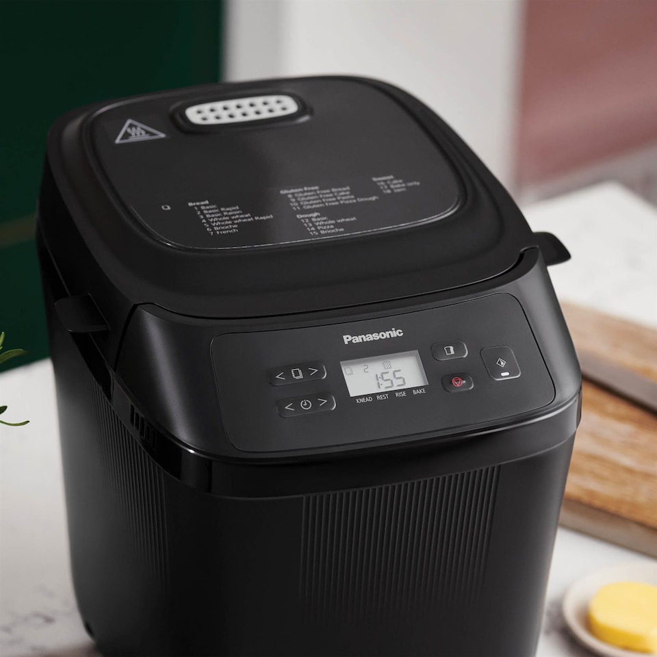 image 1 of Panasonic 400g Automatic Mini Breadmaker Black