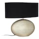 image 2 of Interiors by Premier Table Lamp, Frosted Glass Base With Textured Wave Pattern, Soft White Shade For Gentle Ambient Lighting,