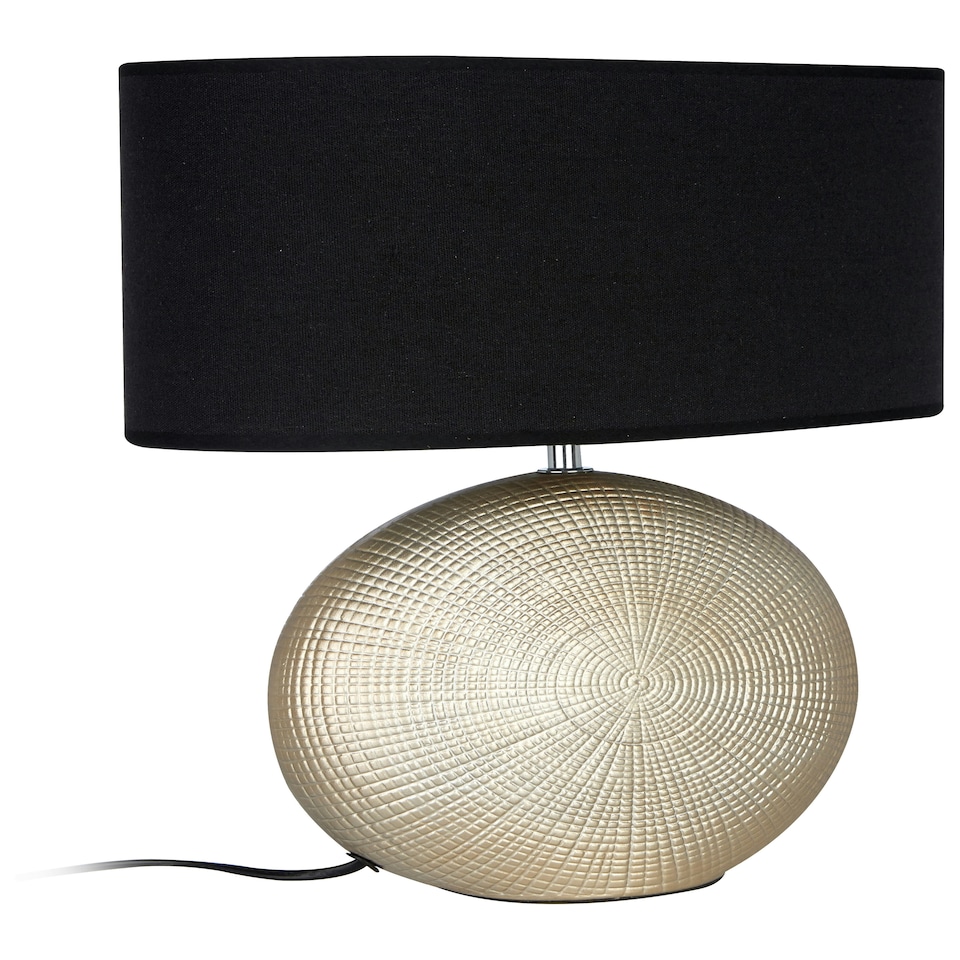 image 1 of Interiors by Premier Table Lamp, Frosted Glass Base With Textured Wave Pattern, Soft White Shade For Gentle Ambient Lighting,