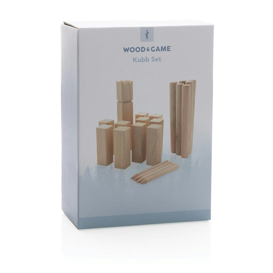image 1 of XD Collection Wooden Kubb Set - Brown - One Size