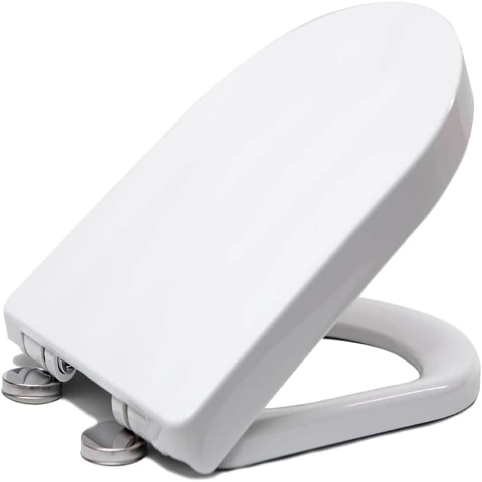 image 1 of Soft Close Toilet Seat | Easy To Install | Hygiene+ | Easy Clean | D shape