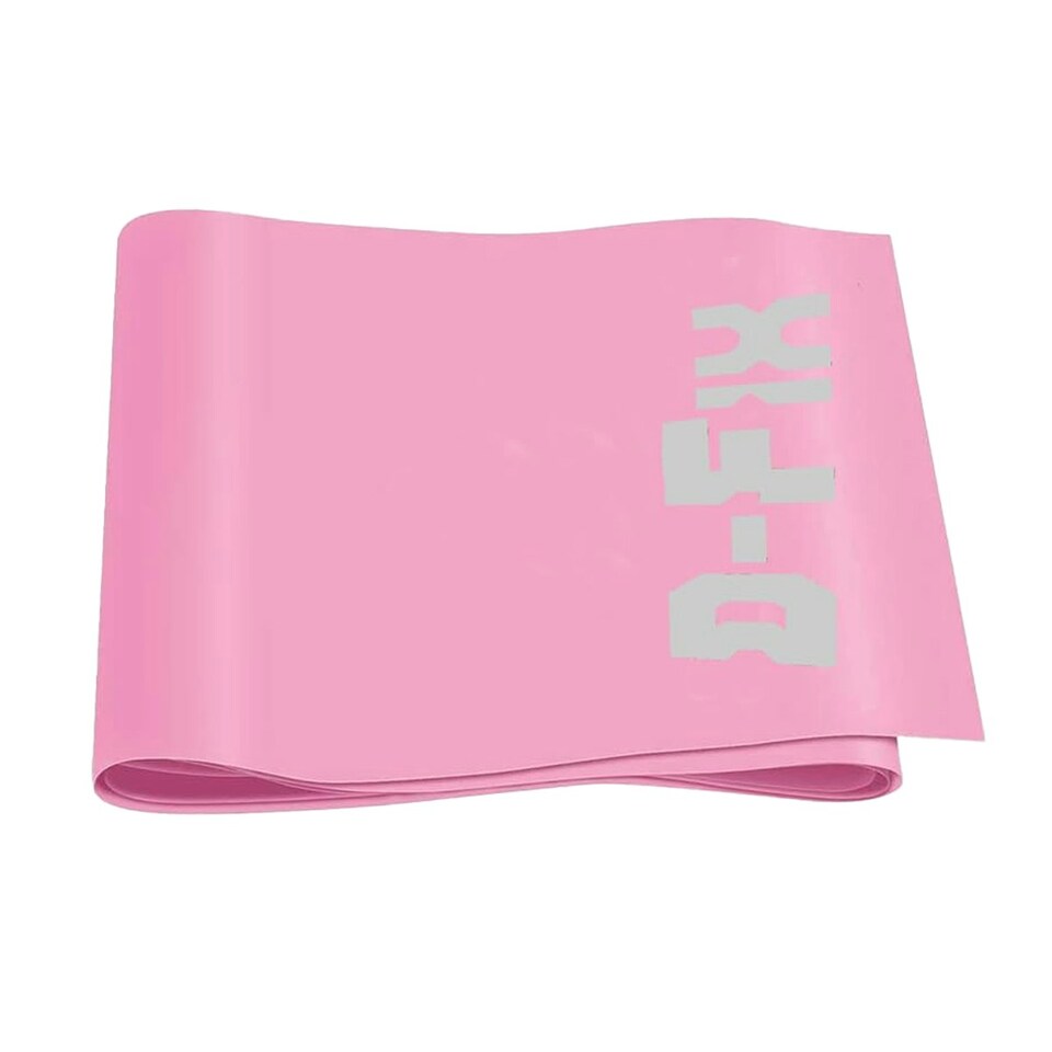 image 1 of Yoga-Mad Latex Free Resistance Band - Pink - Extra Light
