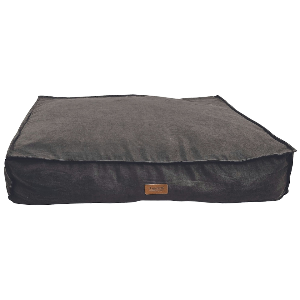 HugglePets Luxury Mattress Dog Bed - Charcoal