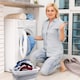 image 7 of 39L Collapsible Plastic Laundry Basket, Foldable Laundry Hamper