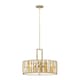 image 1 of Gemma 3 Light Ceiling Pendant Silver Leaf, E27