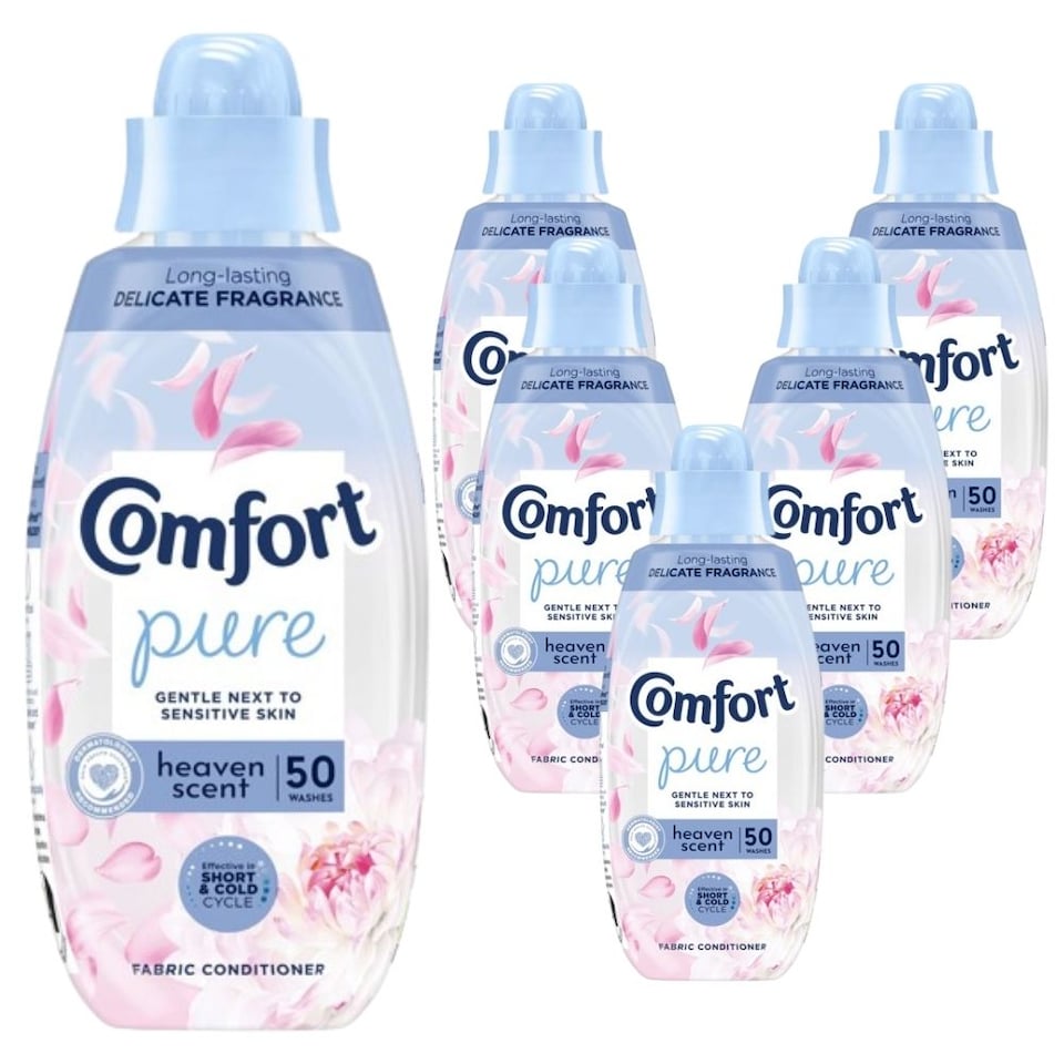 image 1 of Comfort Fabric Conditioner Heaven Scent Assorted 50 Wash | Blue | 1 - Blue | 50 Washes | 1