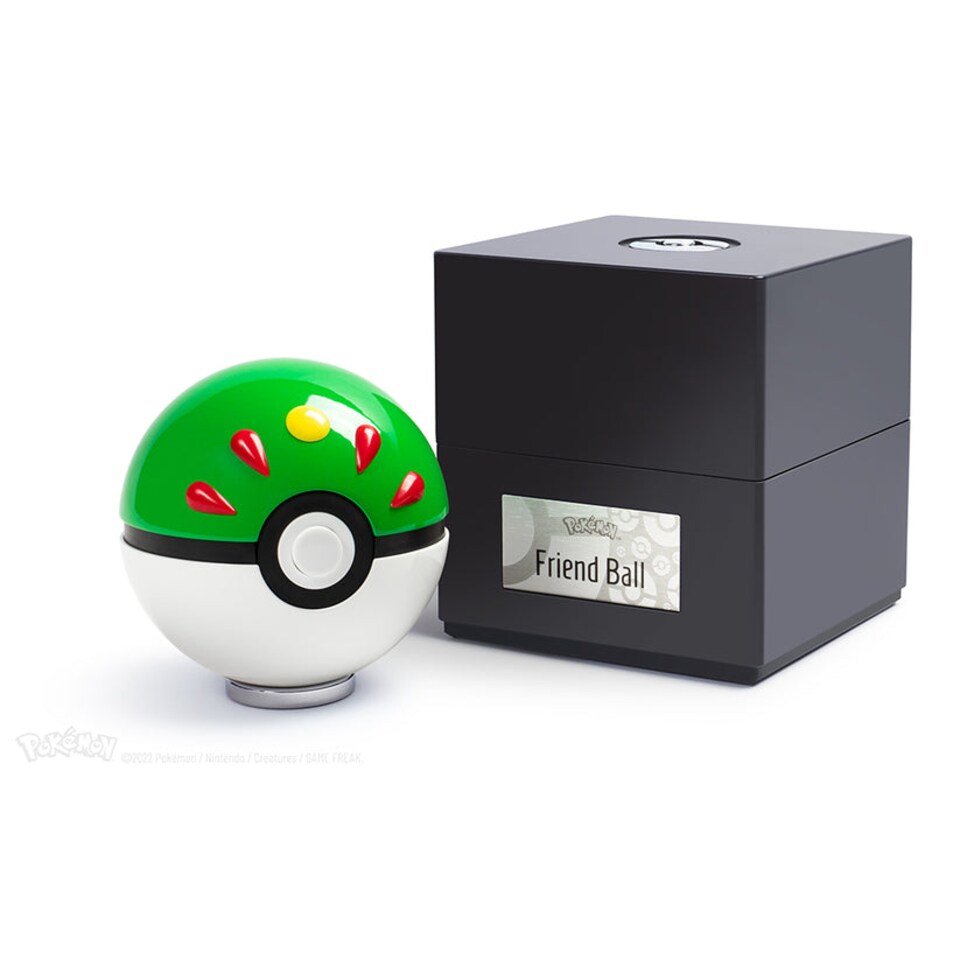 image 1 of Pokémon Die-Cast Friend Ball Replica | Green