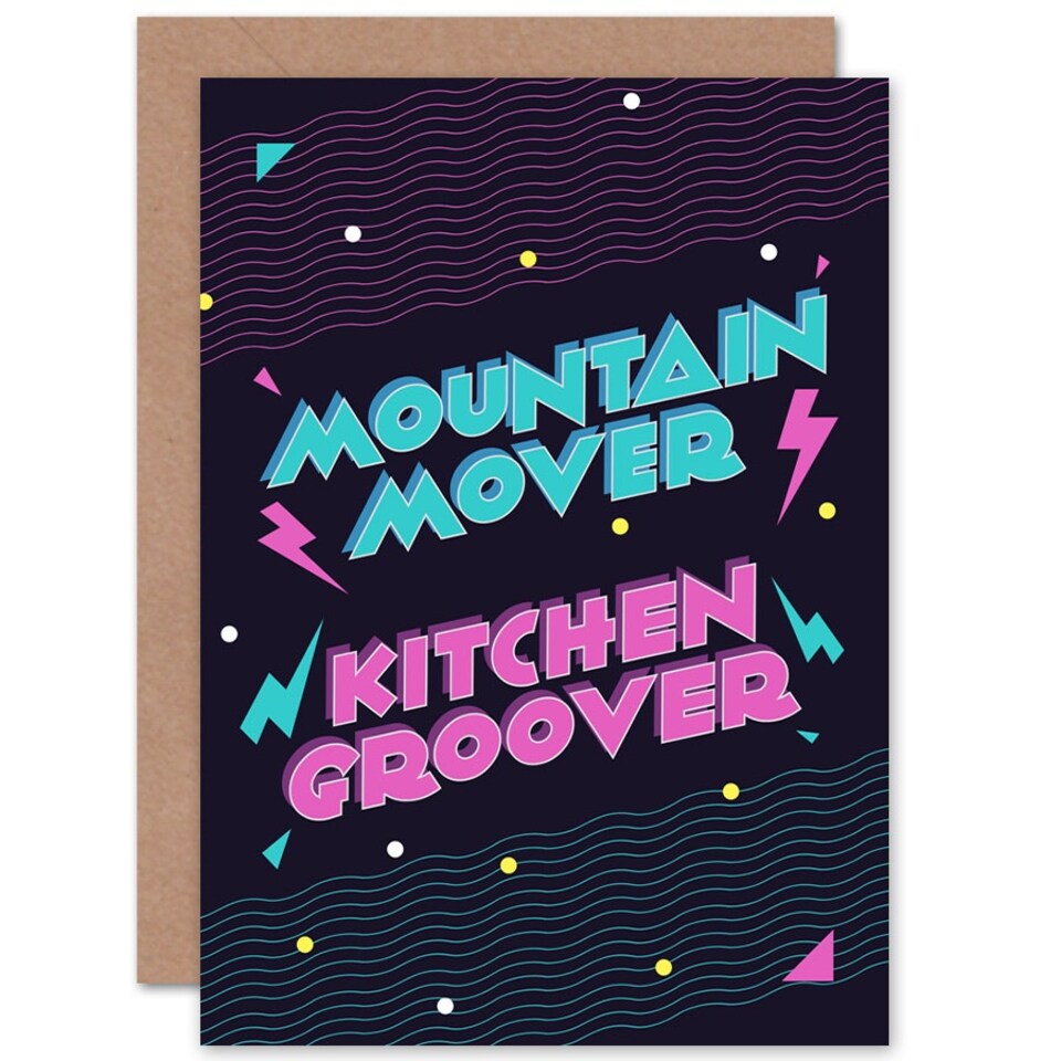 image 1 of Disco Kitchen Mountain Mover Quote Card