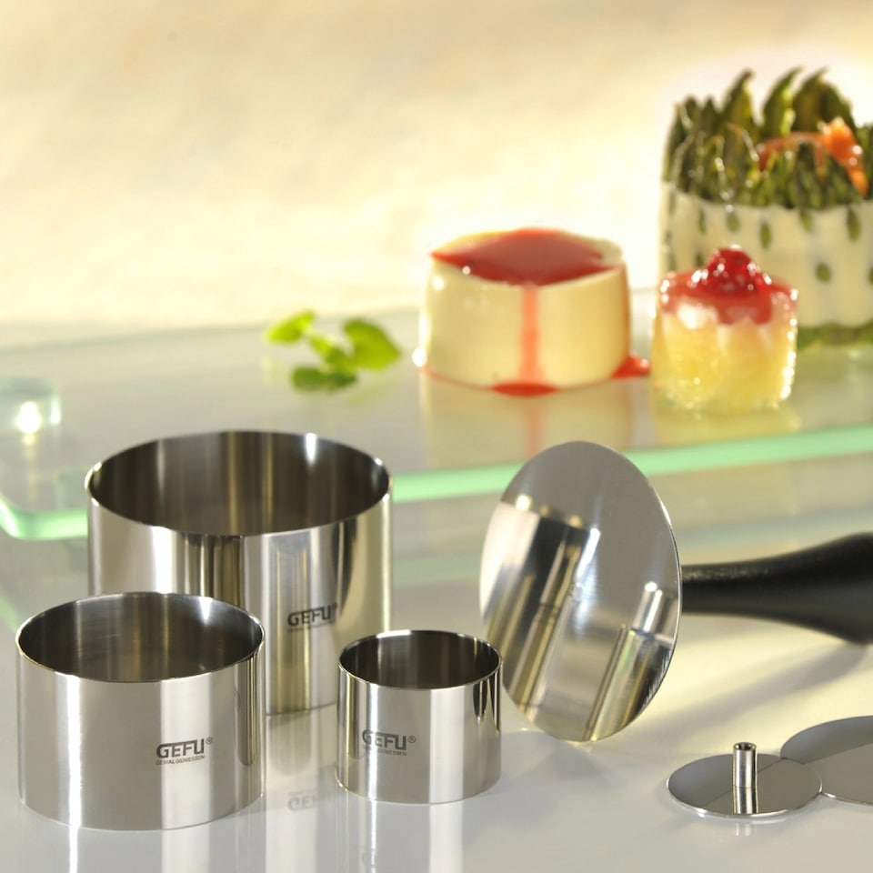 GEFU FORMIDABLE Cooking Ring Set 10-Piece Stainless Steel - Tesco Groceries