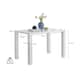 image 5 of Furniturebox Pivero White High Gloss Dining Table (4)