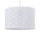 image 2 of First Choice Lighting Set of 2 White Laser Cut 25cm Pendant Lightshades White