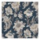 image 1 of Erismann Abode Edward Floral Damask Wallpaper - Navy - 10m x 53cm | Blue