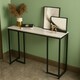 image 9 of Faux Marble Console Table Grey
