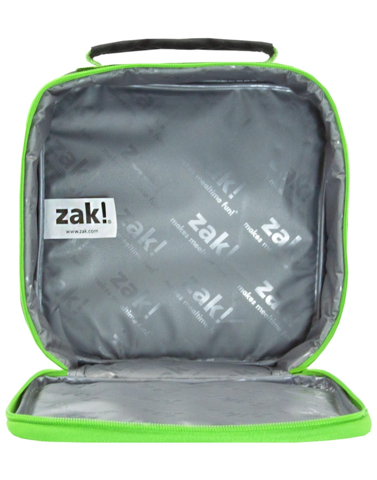 image 1 of Minecraft Lunch Box Set for Boys | Kids Creeper Face School Lunch Bag, Water Bottle & Snack Pot | Children's Gamer Merchandise One Size