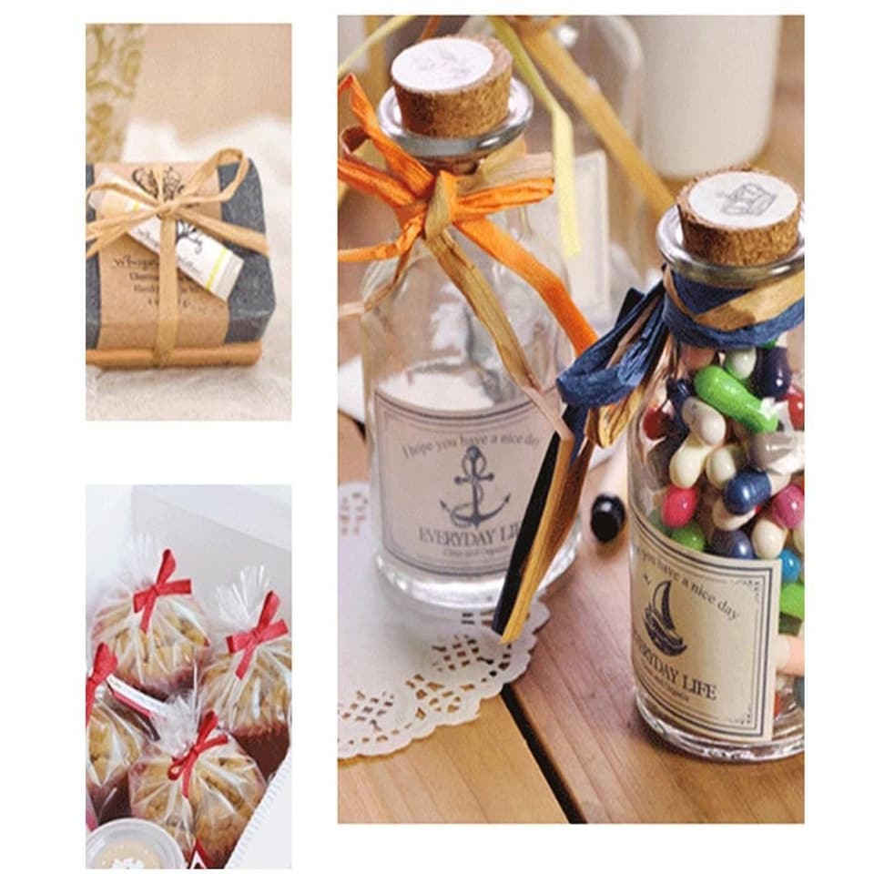 image 1 of Pack of 2 Two Colours Paper Rope Reels 2cm x 10m Multi