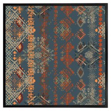 Ethnic boho distressed pattern (Picutre Frame) Black | XS