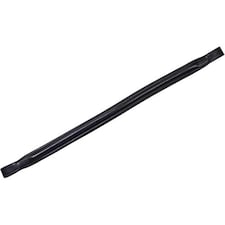 Collegiate Leather Plain Browband IV - Black - Cob
