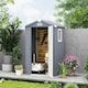 image 2 of Outsunny 4 x 3ft Garden Shed Storage with Foundation Kit and Vents