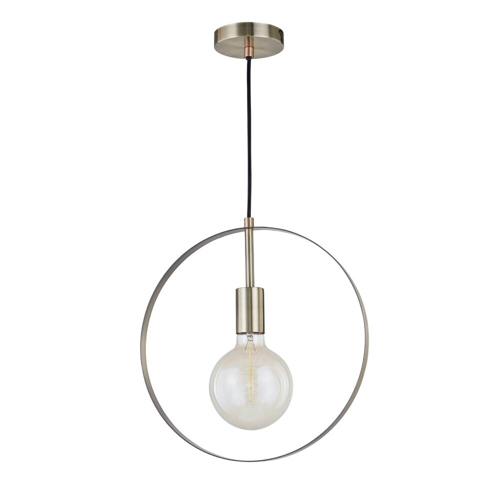 image 1 of First Choice Lighting Hailey Brushed Gold Ceiling Light Gold