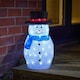 image 3 of 44cm Battery Operated LED Light up Acrylic Christmas Snowman Decoration
