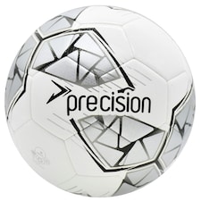 Precision Fusion FIFA Basic Training Ball - 4 - White/Silver/Black/White - Precision - PRF2624 White