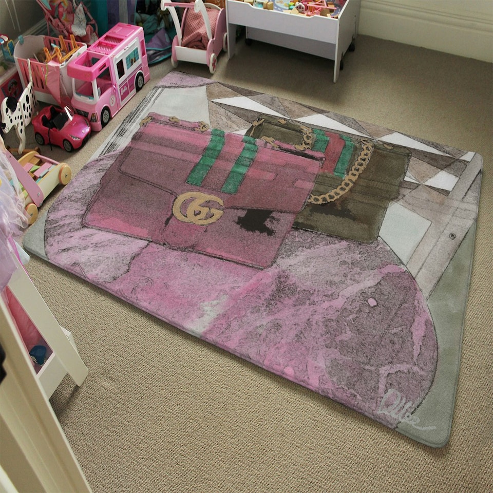 image 1 of Bag Selection (Rug) Pink | XL: 160x230cm