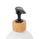 image 4 of Harbour Housewares 2pc Glass Hand & Dish Soap Dispensers Set - 500ml - White/Black