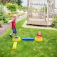 image 2 of Outsunny 5 PCS Kids Stepping Stones Balance Beam w Non-Slip Surface and Bottom