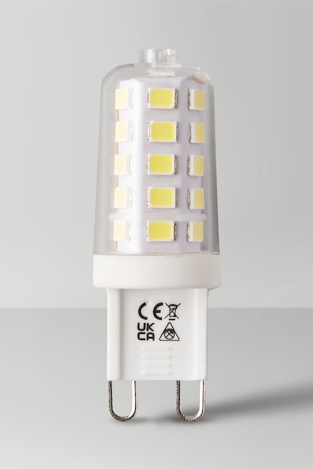 image 1 of ValueLights G9 Pack of 3 3W Capsule Cool White LED Bulbs | Clear