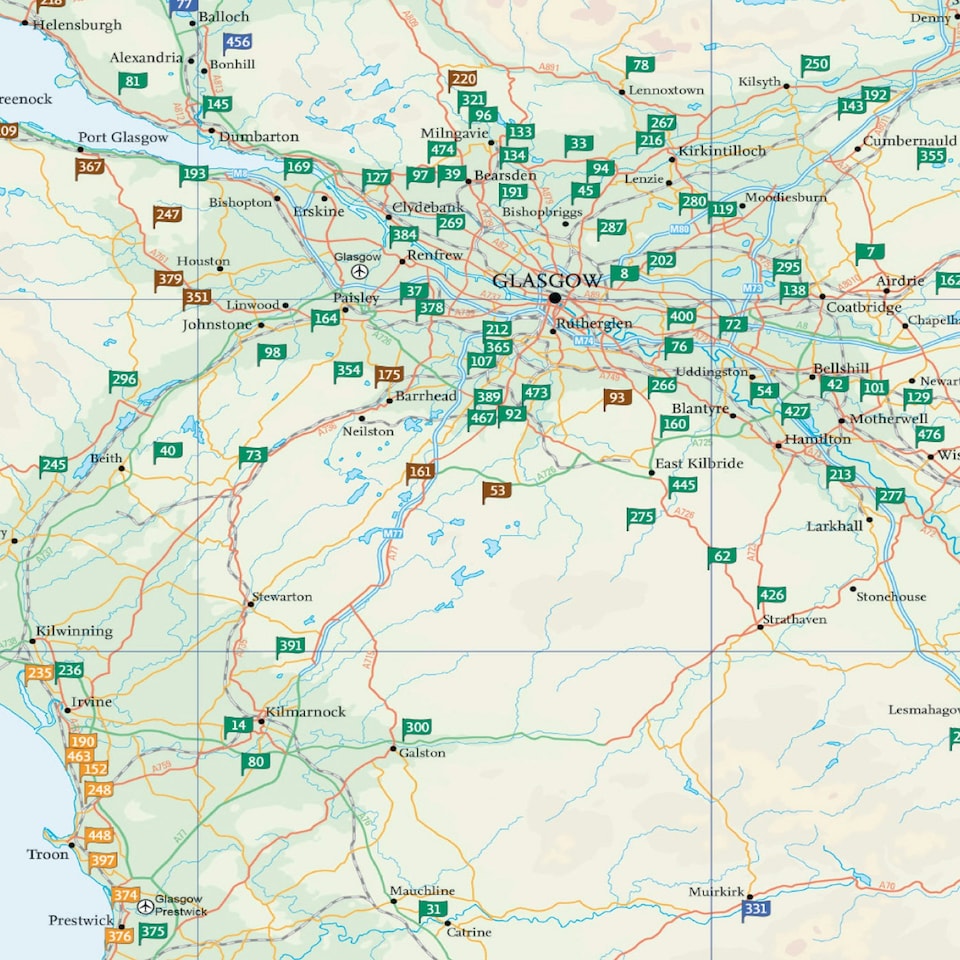 image 1 of Collins Golf Map Of Scotland Book