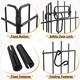 image 4 of Yaheetech 8-Panel Metal Pet Playpen, 61 × 107 cm Black