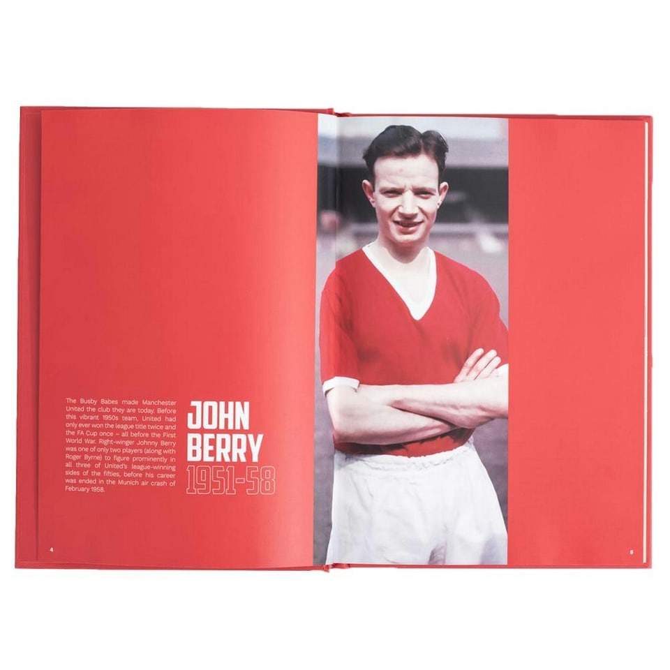image 1 of Manchester United FC Magnificent Number 7s Book - Red/White/Yellow - One Size