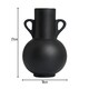 image 4 of BHS Jug Ceramic Vase, Black