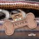 image 2 of History & Heraldry Pre-Personalised Squeaky Bone Dog Toy - Jasper