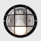 image 3 of ValueLights Pendle Matte Black Bulkhead Outdoor Wall Light & Bulb | Black