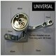 image 6 of Marco Paul Stainless Steel Toilet Seat Fittings Silver