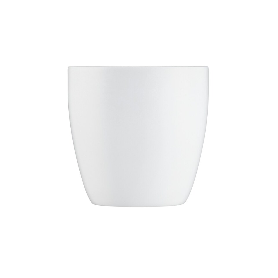 image 1 of Set of 2 Stainless Steel Espresso Coffee Cups – 90ml Double Wall Insulated Mini Drinking Mugs White