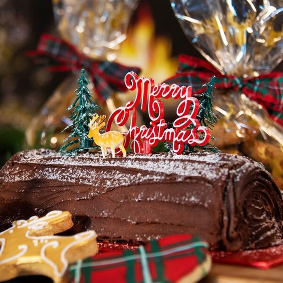 image 1 of Anniversary House Nostalgic Festive Forest Cake Decorating Kit