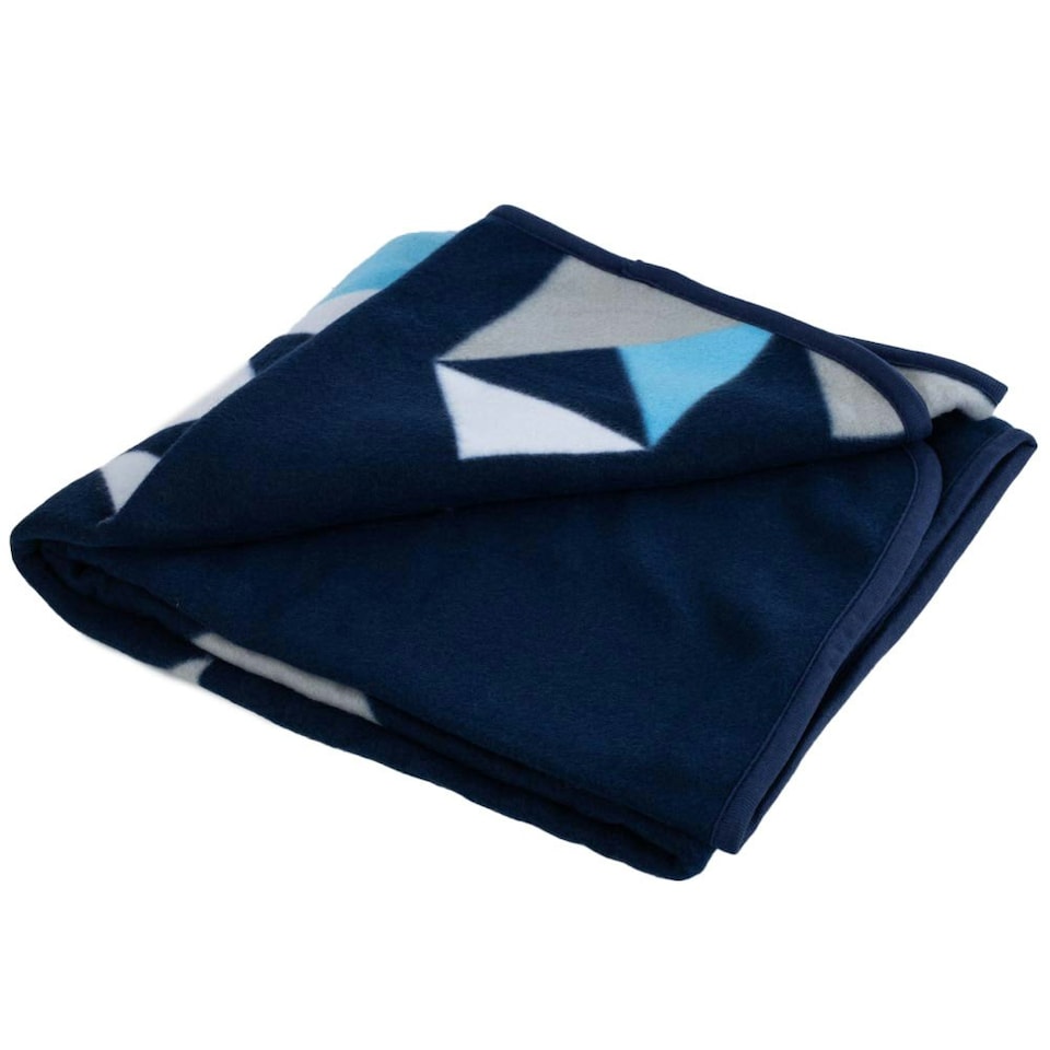 image 1 of Tottenham Hotspur FC Fleece Particle Blanket - Navy Blue - 150cm x 125cm