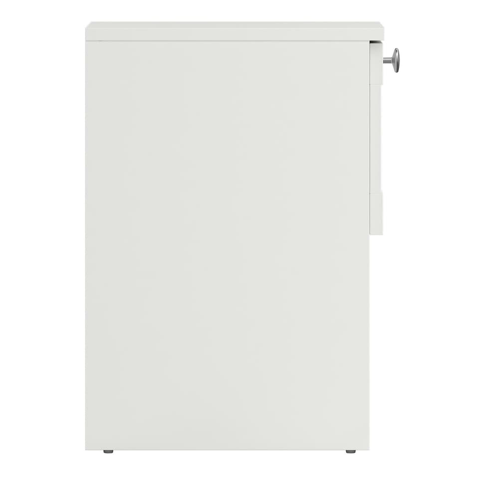 image 1 of Brande Nightstand with1 Frame Drawer in White White