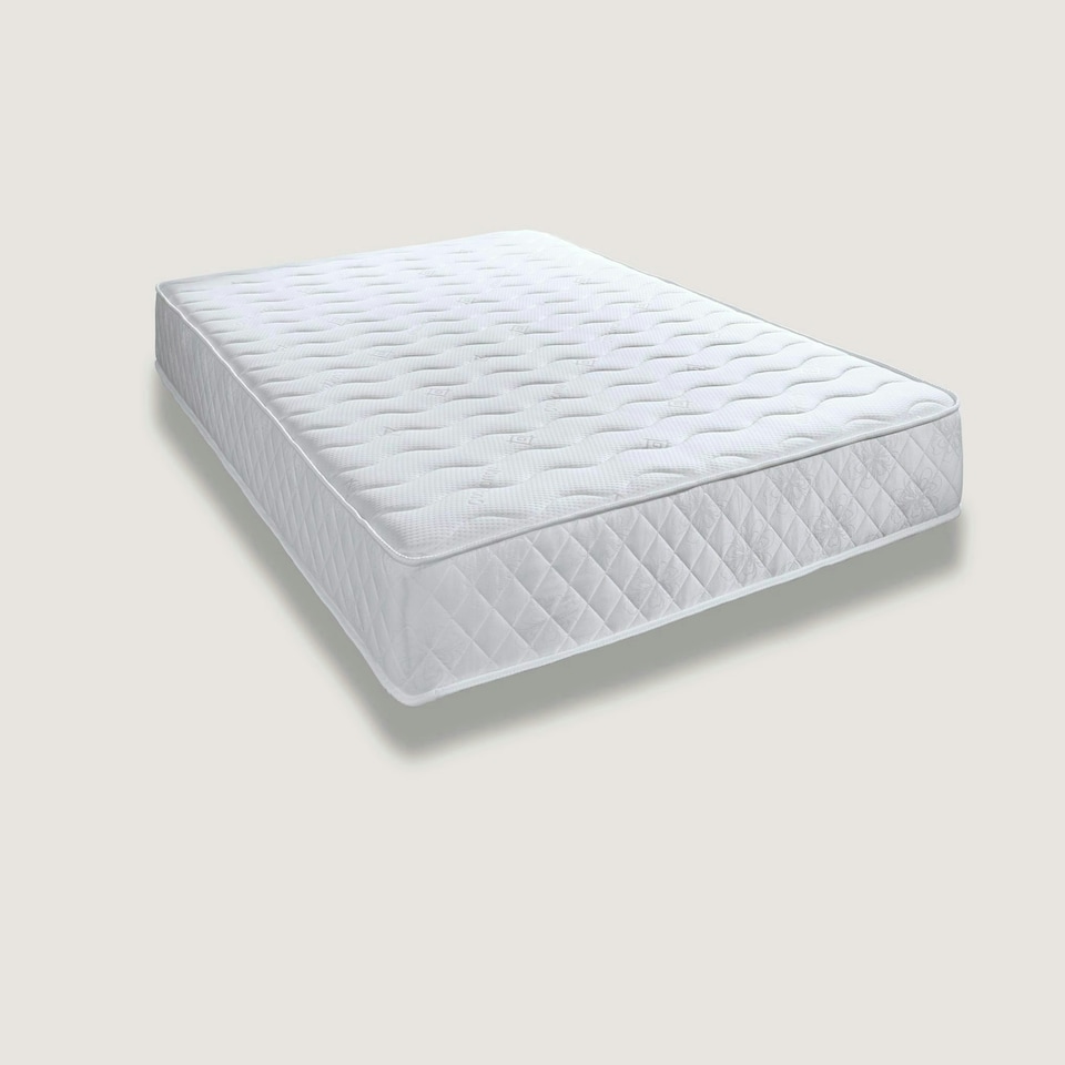 image 1 of Diamond Wave Innerspring Mattress - 9" Deep, Medium Comfort White | Small Double