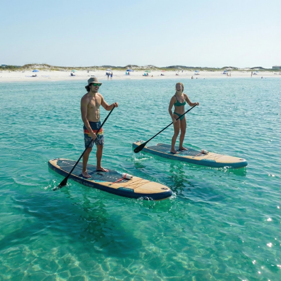 image 1 of Wave Woody 3.0 SUP | Inflatable Paddleboard | 10'9ft | Blue | Aqua