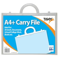 Tiger Stationery A4+ Carry File - Clear - One Size