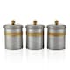 image 1 of Galvin Collection Coffee, Tea, And Sugar Canister Set - 22 cm (H) x 11 cm (Dia)